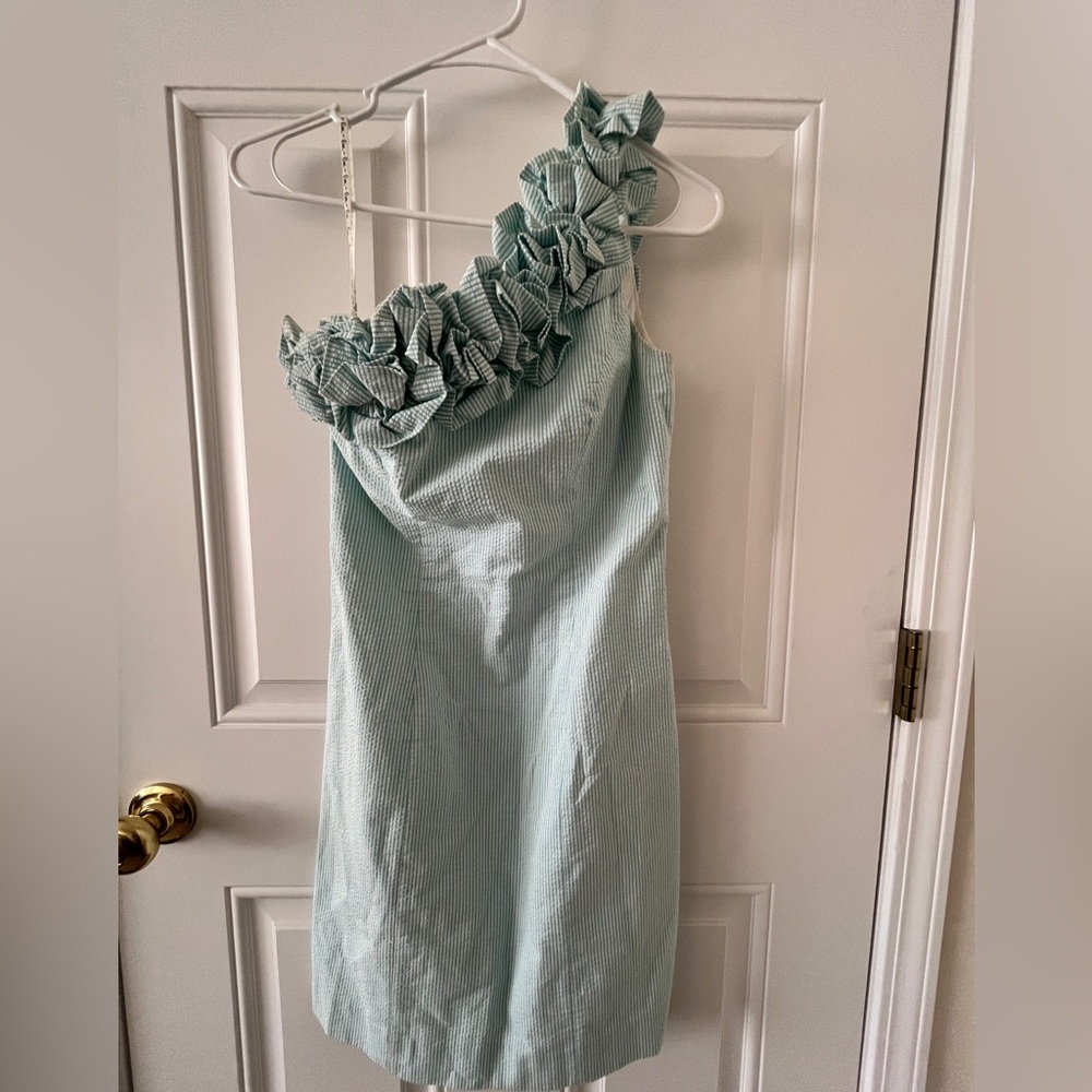 Lilly Pulitzer Striped Light Blue Dress